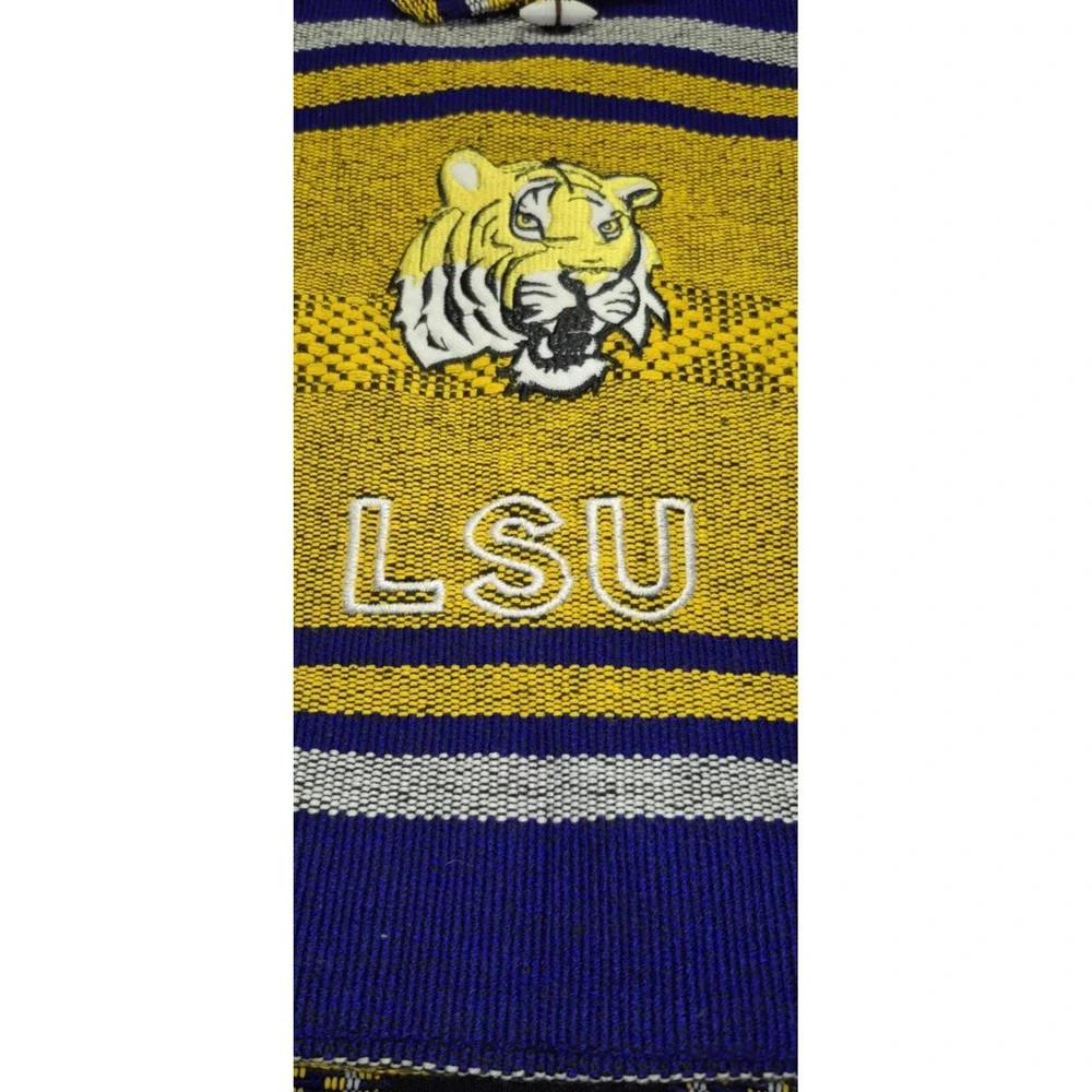 LSU‎ Tigers Women's Serape Like Handbag Purse Backpack purple/gold Logo